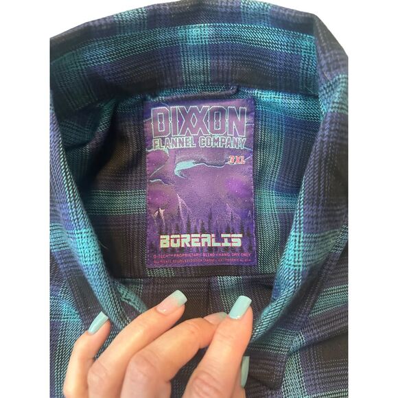 DIXXON Long Sleeve Flannel‎ Borealis Size 3XL - Picture 2 of 2